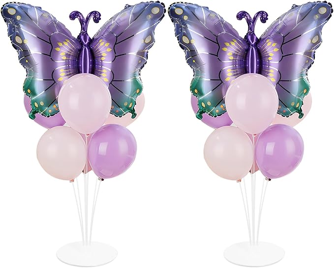 Butterfly Party Balloons Stand Kit 2 Sets by Naozinebi