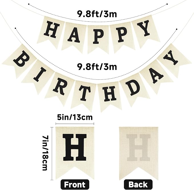 Anwyll Happy Birthday Banner - Image 2