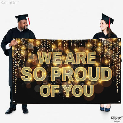 KatchOn We Are So Proud of You Banner 72x44 Inch | Graduation Decorations 2026 - Image 5