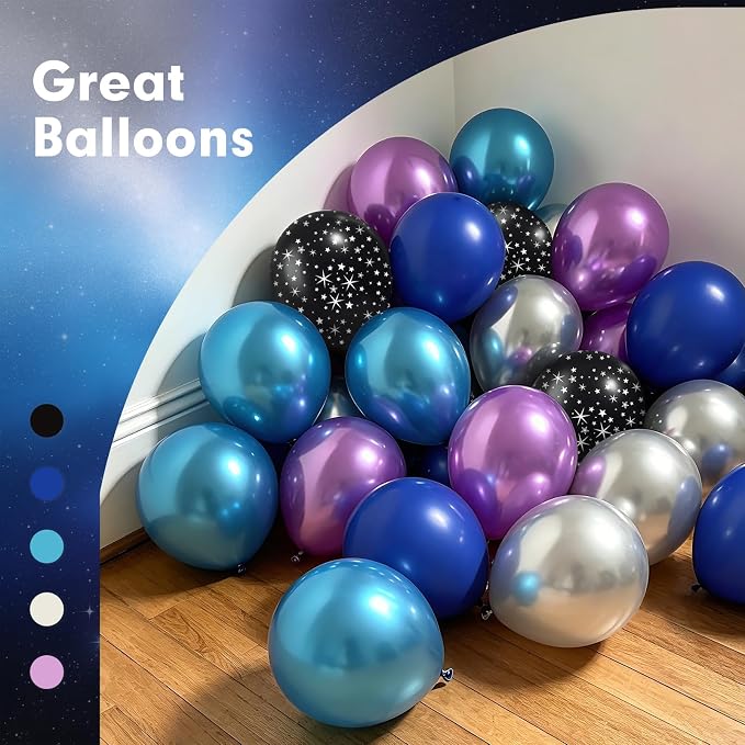 60pcs Space Balloons 12inch - Image 4