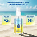 Hair and Scalp Sunscreen Spray SPF 30+: UV Protection, 80-Min Water-Resistant, Non-Greasy - Scalp Sunscreen Mist for Beach, Pool & Outdoor Activities - 100ml