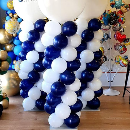 Voircoloria 105pcs Navy Blue Dark Blue Party Latex Balloons, 12inch | - Image 6
