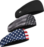 Tough Headwear Tough Outfitters Headband for Men - Mens Headbands - Working Out Sports Performance Head Bands - Athletic Cycling Running Sweat Band, Football Headbands - Sweat Bands Men/Women