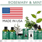 Difeel Rosemary and Mint Infused with Biotin - Root Stimulator 7.1 oz. - Hair Growth Scalp Treatment, Helps Strengthen & Prevent Shedding