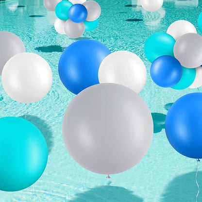 Gejoy 24 Pcs Pool Giant Balloons 36/24/18 Inch Jumbo Large Big Latex Balloons - Image 8