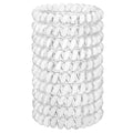 JessLab Spiral Hair Ties for Women, 10-Pack Traceless No-Damage Ponytail Holders, Coils Hair Bands for Girls, Assorted Colors