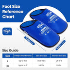 Hilph XL Foot Ice Pack Slippers for Foot Surgery, 2 Packs Extra Large Hot Cold Packs Gel Ice Slippers for Big Feet, Sever Swelling, Bunion Surgery, Plantar Fasciitis, Neuropathy, Gout