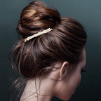 Yaomiao 17 Pieces Gold Hair Pins Set Geometric Bobby Pin Barrettes Metal Gold Decorative Styling Jewelry Hair Clamps Accessories for Women Wedding Parties