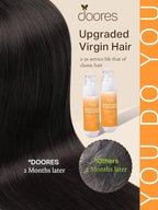 DOORES Human Hair Extensions Tape in Real Remy, 20pcs 80g Dark Brown 20 Inch, Thick Tape in Extensions Real Natural Human Hair Thick Ends Glue in Straight for Woman
