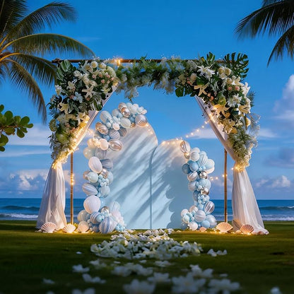 Wedding Arch Backdrop Stand Set of 2 - Image 6