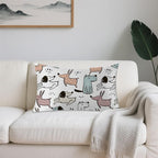 Cute Dogs Dog Satin Pillow Case Queen Size,Soft Pillowcases for Hair and Skin Similar to Silk,Pillowcases with Hidden Zipper Bedding Accessories,20X30 Inches,1 Pack