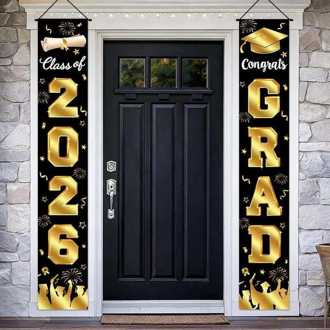 Graduation Decorations 2026 Porch Banner, Graduation Banner Class of 2026 - Image 4