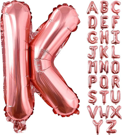 Lovoir 40 Inch Large Rose Gold Letter K Balloons Big Size Jumbo Mylar Foil by Lovoir