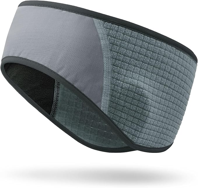 Winter Sport Headband Ear Warmer - Windproof Forehead & Breathable Fleece Headband for Skiing, Running, Cycling
