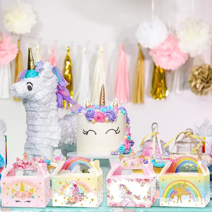 Tevxj 12 Pack Unicorn Party Favor Treat Boxes Unicorn Goodies Gift Boxes Party - Image 6