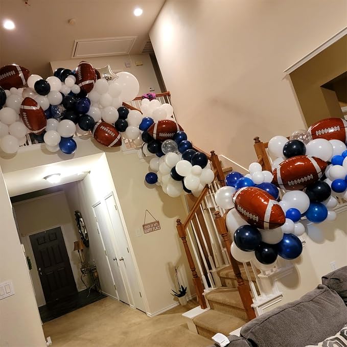 5 Pieces Large Football Party Balloons - Image 7