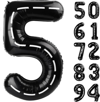 Line 5 Balloon - Number Balloon 40 Inch, 5th Line Birthday Decorations | Giant by IWERP