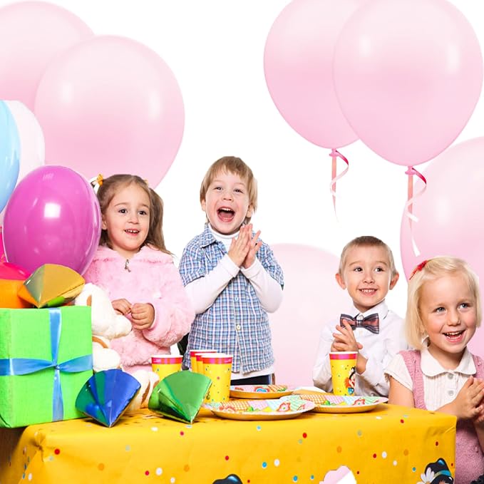 18 Inch Pastel Pink Big Balloons 12 Pack Large Latex Balloons Round Party - Image 6