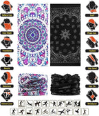 Headband Neck Gaiter Head Wrap Headwear Face Mask Magic Scarf Bandana for Men and Women