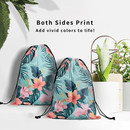 Hibiscus Syriacus Gymnastic Grip Bag - Image 7
