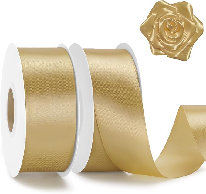 KINGLAKE Gold Satin Ribbon by KINGLAKE