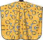 Hair Cut Cape Crispy Fried Chicken Hair Cutting Gown, Lightweight Hairdresser Apron for Hair Cutting, Haircut Tools