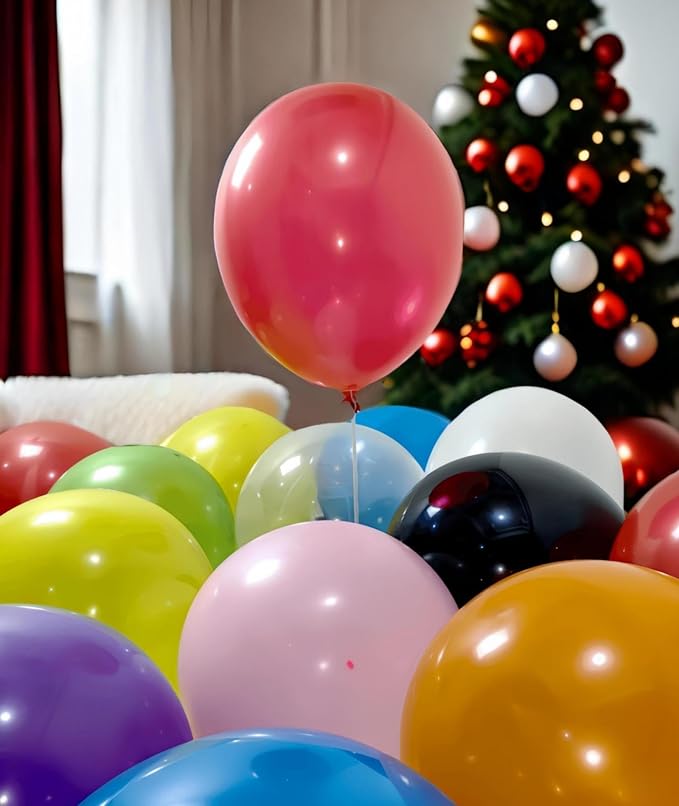 50 Pack 24 inch Balloons 10 Colors Latex Rainbow Party Big Balloon Bulk - Image 4