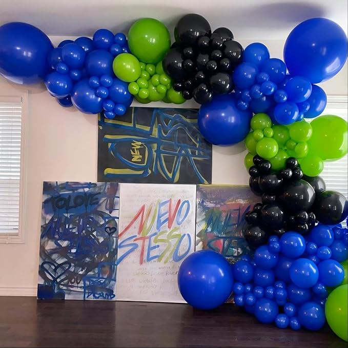 FOTIOMRG Royal Blue Balloons 12 inch, 100 Pack Royal Blue Latex Balloons - Image 7