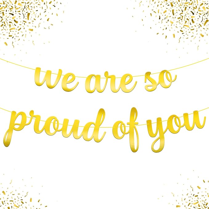 Katchon We are So Proud of You Banner 10 Feet, Gradauation Decorations 2026 | by KatchOn