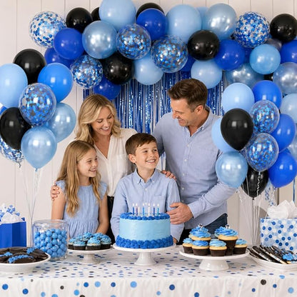 Blue and Black Balloons - Image 5