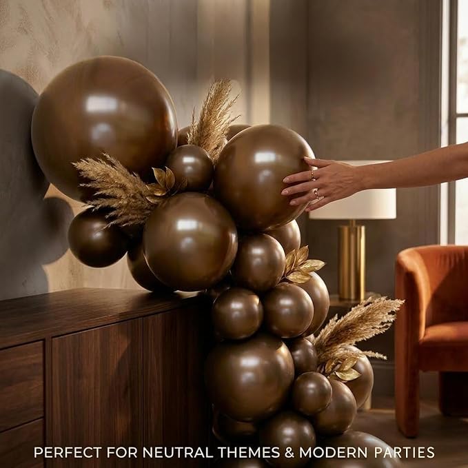 Dark Brown Balloons - Image 3