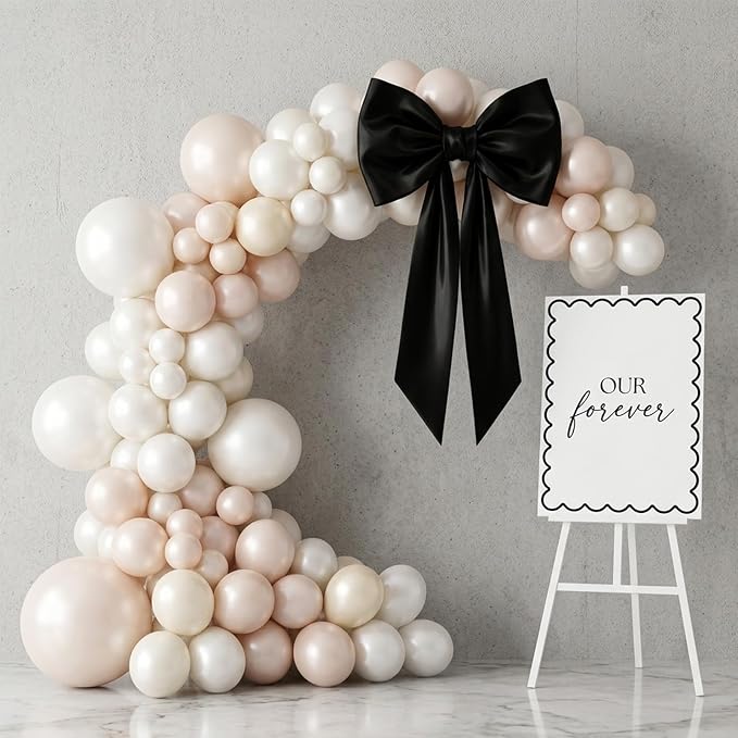 RUBFAC Pearl White Balloons 120pcs 12 Inches White Latex Party Balloons - Image 3