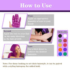 Purple Hair Color Wax Washable, Temporary Hair Color Dye for Kids, Natural Instant Color Wax Hairstyle Cream Hair Pomades for Women & Men Party Cosplay Halloween, Gifts for Teens