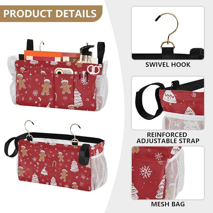 Bedside Caddy Hanging Bunk Bed Caddy Bed Organizer Hanging Pocket - Image 5