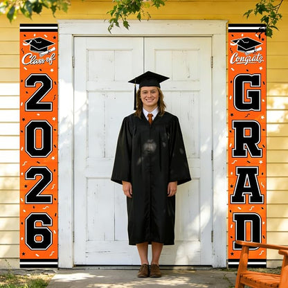 2026 Graduation Decorations, Congrats Grad Banner Backdrop - Image 7
