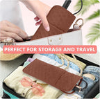 Heat Resistant Hair Tools Organizer Bag Portable Travel Storage Cover Pouch for Hair Straighteners, Curling Irons, Flat Irons and Hot Styling Tools(13.8" x 5.5")