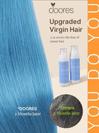 DOORES Hair Extensions Tape in Human Hair, Turquoise Tape in Hair Extensions, Real Human Hair Extensions Natural Remy Hair Straight, 25g 10pcs 16 Inch