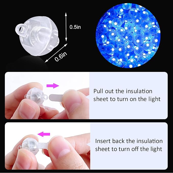 50PCs Mini Led Lights, Led Balloons Light - Image 3