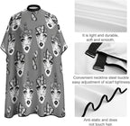 Large Long Salon Gown Cape, Haircut Cloth Apron Cape Goth Gotik Gothic Women Girl Eyelash Art Haircut Cloth Wrap Protector for Home Stylists