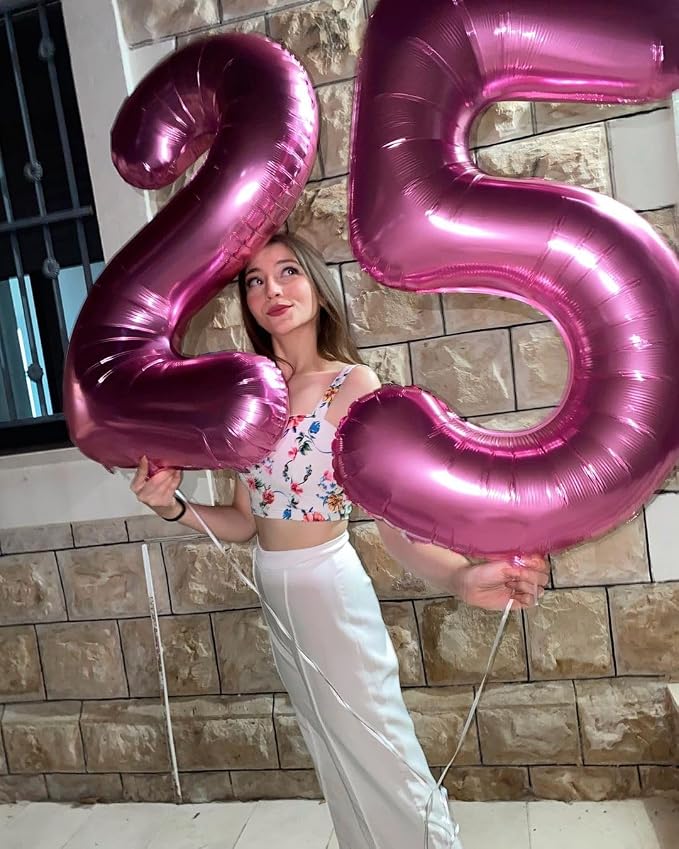 Pink Number 4 Balloon 40 Inch - Image 4
