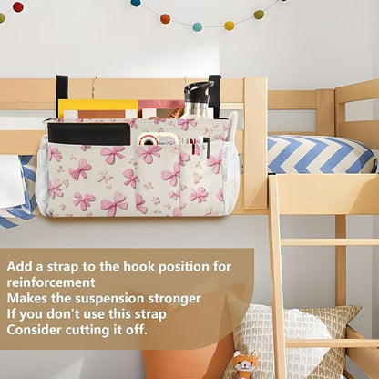Bedside Caddy Hanging Bunk Bed Caddy Bed Organizer Hanging Pocket - Image 6
