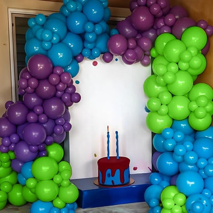 Green Purple Teal Balloons - Image 7