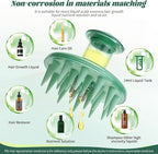 Scalp Massager Applicator Comb Silicone Hair Oil & Serum Brush for Even Distribution – No Mess, Easy-to-Use Scalp Treatment Tool for All Hair Types