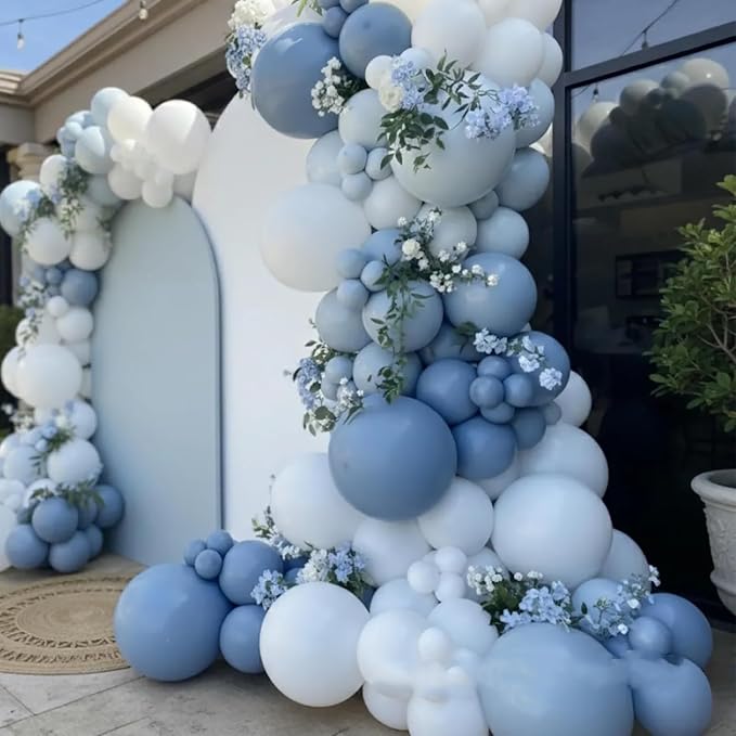 Dusty Blue Balloons - Image 5