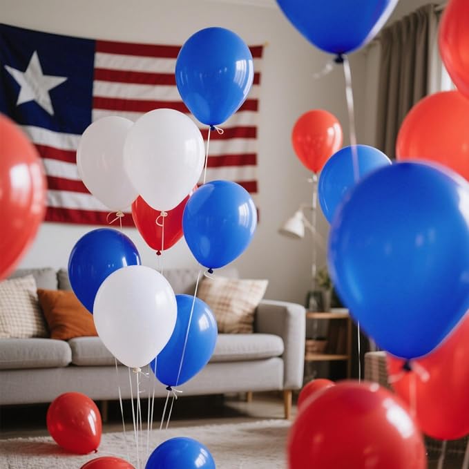 Royal Blue Balloons Blue Party Decorations 160 Pack 5 inch Round Blue Balloons - Image 5