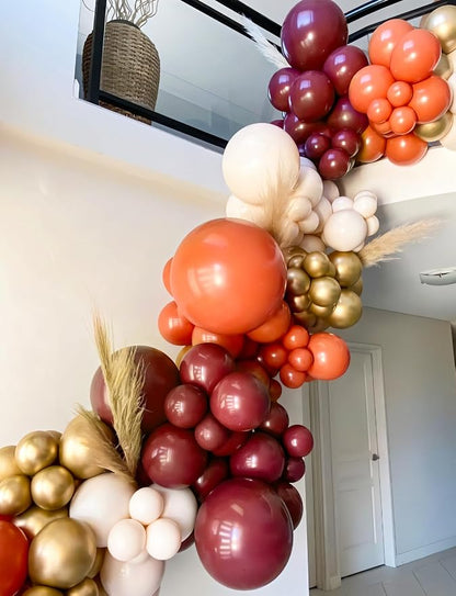 Fall Balloons, 12 Inch Thanksgiving Balloons Set - Image 3