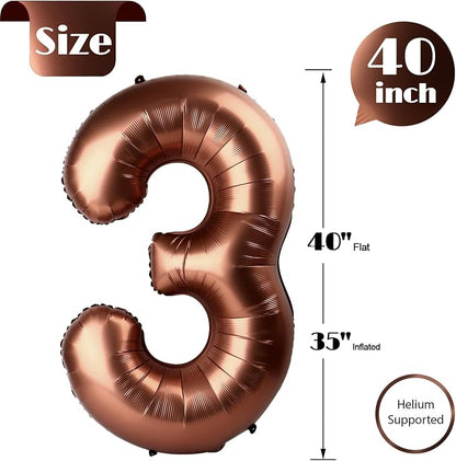Brown 3 Balloon - Image 5