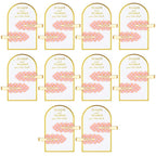 20PCS Bridesmaid Hair Clips No Bend Hair Clips Bridesmaid Hair Accessories Gifts Makeup Creaseless Glitter Hair Clip for Bride Women Girls(20Pcs/10Cards)