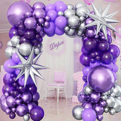 Dark Purple Balloon Arch Kit - Image 8