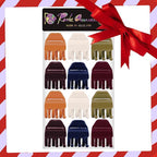 RC ROCHE ORNAMENT 12 Pcs Small Hair Clips for Women 1.3" Inch Thick or Thin Hair Jaw Clamps Secure Strong Hold No Slip, Medium Classic Multicolor